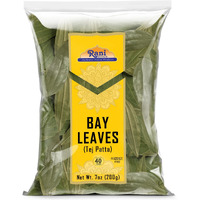Rani Bay Leaf (Leaves) Whole Spice Hand Selected Extra Large 7oz (200g) ~ All Natural, Gluten Friendly, NON-GMO, Kosher, Vegan, Indian Origin (Tej Patta)