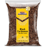 Rani Black Cardamom Pods (Kali Elachi) Whole Indian Spice 32oz (2lbs) 908g Bulk ~ All Natural, Vegan, Gluten Friendly, NON-GMO, Kosher, Indian Origin