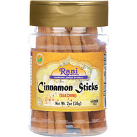 Rani Cinnamon Sticks 2oz (56g) PET Jar - 10-13 Sticks - Strong Aroma, Perfect for Baking, Cooking & Beverages, 3+ Inches Length - Cassia Saigon Cinnamon from Vietnam, Kosher