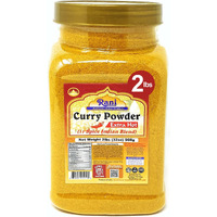 Rani Curry Powder EXTRA HOT (11-Spice Authentic Indian Blend) 32oz (2lbs) 908g PET Jar ~ All Natural, Salt-Free, Vegan, No Colors, Gluten Friendly, NON-GMO, Indian Origin