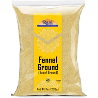 Rani Fennel Ground (Saunf) Powder Spice 7oz (200g) ~ All Natural, Gluten Friendly, NON-GMO, Kosher, Kosher, Vegan, Indian Origin