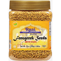 Rani Fenugreek (Methi) Seeds Whole 25oz (1.56lbs) 708g PET Jar, Trigonella foenum graecum ~ All Natural, Vegan, Gluten Friendly, Non-GMO, Kosher, Indian Origin, used in cooking & Ayurvedic spice