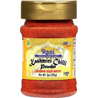 Rani Kashmiri Chilli Powder (Deggi Mirch, Low Heat) Ground Indian Spice 85g PET Jar ~ All Natural, Salt-Free, Vegan, Kosher, Gluten Friendly, Perfect for Deviled Eggs & Other Low Heat Dishes