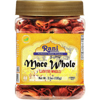 Rani Mace Whole (Javathri), Spice 3.5oz (100g) PET Jar ~ All Natural, Vegan, Gluten Friendly, NON-GMO, Kosher, Indian Origin