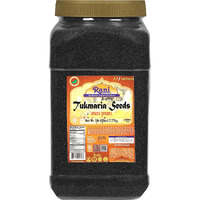 Rani Tukmaria (Holy Basil Seeds) 80oz (5lbs) 2.27kg, PET Jar, Used for Falooda / Sabja Dessert, Spice & Ayurveda Herbal ~ All Natural, Gluten Friendly, NON-GMO, Kosher, Vegan, Indian Origin (Size: 80oz (5lbs) 2.27kg)