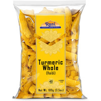 Rani Turmeric (Haldi) Root Whole Spice, Dried 3.5oz (100g) ~ All Natural, 100% Pure, Vegan, Gluten Friendly, NON-GMO, Kosher, Indian Origin (Size: 3.5oz (100g))