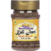 Rani Kali Jeeri (Centratherum Anthelminticum) 3oz (85g) PET Jar ~ All Natural, Gluten Friendly, NON-GMO, Kosher, Vegan, Indian Origin, Kalijiri/Kaali Jeeri