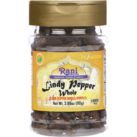 Rani Lindy Pepper Whole (Long Pepper, Piper Longum, Pipli) 3.88oz (110g) PET Jar ~ All Natural, Gluten Friendly, NON-GMO, Vegan, Indian Origin
