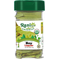 Rani Organic Bay Leaves (Tej Patta) Whole Spice Hand Selected Extra Large 0.4oz (12g) PET Jar ~ All Natural, Gluten Friendly, NON-GMO, Vegan, Indian Origin, USDA Certified Organic