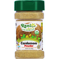 Rani Organic Cardamom (Elachi) Ground, Powder Indian Spice 3oz (85g) PET Jar ~ All Natural, Vegan, Gluten Friendly, NON-GMO, Indian Origin, USDA Certified Organic