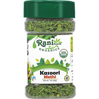 Rani Organic Fenugreek Leaves Dried (Kasoori Methi) 1oz (28g) PET Jar ~ All Natural, Vegan, Gluten Friendly, NON-GMO, Indian Origin, USDA Certified Organic