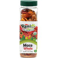 Rani Organic Mace Whole (Javathri), Spice 3.5oz (100g) PET Jar ~ All Natural, Vegan, Gluten Friendly, NON-GMO, Kosher, Indian Origin, USDA Certified Organic