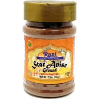 Rani Star Anise Powder (Badian Khatai) Ground Spice 2.5oz (70g) PET Jar ~ All Natural, Gluten Friendly, NON-GMO, Kosher, Vegan, Indian Origin (Size: 2.5oz (70g))