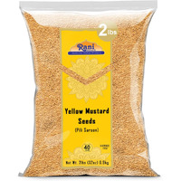 Rani Yellow Mustard Seeds Whole Spice 32oz (2lbs) 908g ~ All Natural, Vegan, Gluten Friendly, NON-GMO, Kosher, Indian Origin (Size: 32oz (2lbs) 908g)