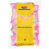 Rani Center Fruits Candy 7oz (200g) Individually Wrapped ~ Indian Tasty Treats, Vegan, Gluten Friendly, NON-GMO, Indian Origin