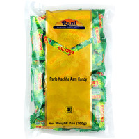 Rani Parle Kachha Aam Candy 7oz (200g) Individually Wrapped ~ Indian Tasty Treats, Vegan, Gluten Friendly, NON-GMO, Indian Origin