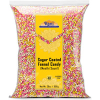 Rani Sugar Coated Fennel Candy 28oz (800g) ~ Indian After Meal Digestive Treat, Vegan, Gluten Friendly, NON-GMO, Kosher, Indian Origin (Size: 28oz (800g))