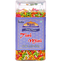 Rani Tini Mini 5.25oz (150g) Vacuum Sealed, Easy Open Top, Resealable Container ~ Indian Tasty Treats, Vegan, Gluten Friendly, NON-GMO, Indian Origin (Size: 5.25oz (150g))