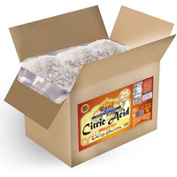Rani Citric Acid Powder, Food Grade (Limbu Ka Ful) 400oz (25lbs) 11.36kg Bulk Box ~ Used for Cooking, Bath Bombs, Cleaning, Gluten Friendly, Kosher, Indian Origin
