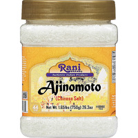 Rani Ajinomoto (Chinese Salt) 26.3oz (1.65lbs) 750g PET Jar ~ Umami Seasoning, Perfect for stir-frying, roasting, soups, salads & dressings, Gluten Friendly, Vegan, NON-GMO, Kosher, Indian Origin