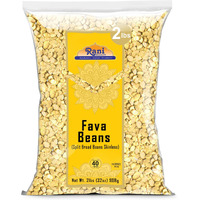 Rani Fava Beans (Split Broad Beans Skinless) 32oz (2lbs) 908g ~ All Natural, Gluten Friendly, Non-GMO, Kosher, Vegan, Product of USA
