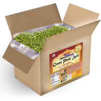 Rani Green Peas Split, Dried (Vatana, Matar) 400oz (25lbs) 11.36kg Bulk Box ~ All Natural, Vegan, Gluten Friendly, Product of USA