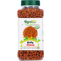 Rani Organic Kala Chana (Desi Chickpeas with Skin) 28oz (800g) PET Jar ~ All Natural, Vegan, Gluten Friendly, NON-GMO, Indian Origin, USDA Certified Organic