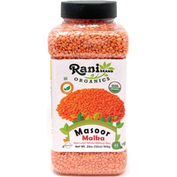 Rani Organic Masoor Gota (Football) Indian Red Lentils Skinless 32oz (2lbs) 908g ~ All Natural, Gluten Friendly, NON-GMO, Kosher| Vegan, Indian Origin