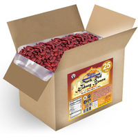 Rani Red Kidney Beans, Dark 400oz (25lbs) 11.36kg Bulk Box ~ All Natural, Vegan, Gluten Friendly, NON-GMO, Kosher, Raj Mah