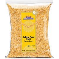 Rani Yellow Peas Split, Dried (Vatana, Matar) 128oz (8lbs) 3.63kg Bulk ~ All Natural, Vegan, Kosher, Gluten Friendly, Product of USA (Size: 128oz (8lbs) 3.63kg)
