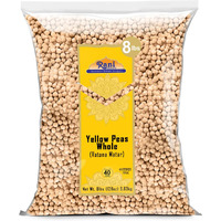 Rani Yellow Peas Whole, Dried (Vatana, Matar) 128oz (8lbs) 3.63kg Bulk ~ All Natural, Vegan, Kosher, Gluten Friendly, Product of USA (Size: 128oz (8lbs) 3.63kg)