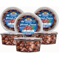 Rani Pitted Dates (Deglet Nour) Raw Dried Fruit 24oz (1.5lbs) 680g, Pack of 6 ~ All Natural, Fat-free, No added Sugar, Vegan, Gluten Friendly, Non-GMO, Kosher, Product of Tunisia