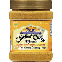 Rani Chicken Curry Masala Indian 13-Spice Blend 17.5oz (1.1lbs) 500g PET Jar ~ All Natural, Vegan, No Colors, Gluten Friendly, NON-GMO, Kosher, Indian Origin