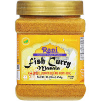 Rani Fish Curry Masala (14-Spice Curry Blend for Fish) 16oz (1lb) 454g PET Jar ~ All Natural, Vegan, Gluten Friendly, NON-GMO, Kosher, Indian Origin