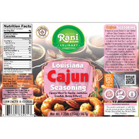 Rani Louisiana Cajun Seasoning (Special Blend for Gumbo, Jambalaya Crawfish, Shrimp) 20oz (1.25lbs) 567g PET Jar ~ All Natural, Gluten Friendly, NON-GMO, Kosher, Vegan, Indian Origin