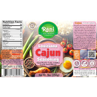 Rani Louisiana Cajun Seasoning (Special Blend for Soup or Gravies) 9oz (255g) PET Jar ~ All Natural, Gluten Friendly, NON-GMO, Kosher, Vegan, Indian Origin