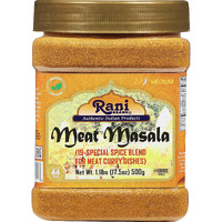 Rani Meat Curry Masala 21-Spice Blend 17.5oz (1.1lbs) 500g PET Jar ~ All Natural, Vegan, No Colors, Gluten Friendly, NON-GMO, Kosher, Indian Origin