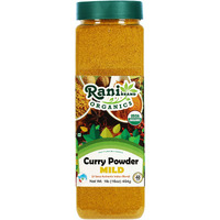 Rani Organic Curry Powder Mild (8-Spice Authentic Indian Blend) 16oz (1lb) 454g PET Jar ~ All Natural, Salt-Free, Vegan, Gluten Friendly, NON-GMO, Indian Origin, USDA Certified Organic