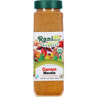 Rani Organic Garam Masala (7-Spice North Indian Spices Blend) 16oz (1lb) 454g PET Jar ~ All Natural, Salt-Free, Vegan, Gluten Friendly, NON-GMO, Indian Origin, USDA Certified Organic