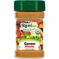 Rani Organic Garam Masala (7-Spice North Indian Spices Blend) 3oz (85g) PET Jar ~ All Natural, Salt-Free, Vegan, Gluten Friendly, NON-GMO, Indian Origin, USDA Certified Organic
