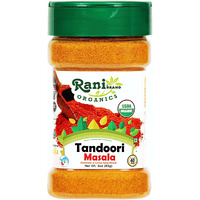 Rani Organic Tandoori Masala (Marinade & Grilled Spice Blend) 8-Spice Indian Blend 3oz (85g) PET Jar ~ All Natural, Vegan, Gluten Friendly, NON-GMO, Indian Origin, USDA Certified Organic