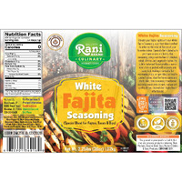 Rani White Fajita Seasoning (Special Blend for Fajitas, Tacos & Dips) 36oz (2.25lbs) 1.02kg PET Jar ~ All Natural, Gluten Friendly, NON-GMO, Kosher, Vegan, Indian Origin (Size: 36oz (2.25lbs) 1.02kg)
