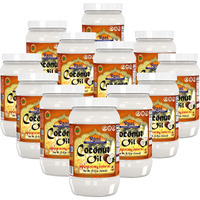 Rani Coconut Oil (100% Pure Natural Coconut Oil) 15 fl oz (444ml) Pack of 12, Cold Pressed, NON-GMO, Gluten Free, Kosher, Vegan, 100% Natural, Packed in USA