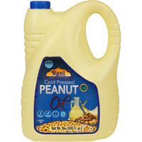 Rani Peanut Oil 169 Ounce (5 Liter) Cold Pressed, 100% Natural, NON-GMO, Kosher, Vegan, Gluten Free