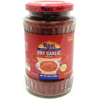 Rani Dry Garlic Chutney 10.5oz (300g) Glass Jar, Ready to Eat ~ All Natural, No Preservatives, Vegan, Gluten Free, NON-GMO, No Colors, Indian Origin