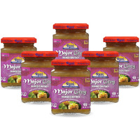 Rani Major Grey Mango Chutney (Indian Preserve) 12.3oz (350g) Glass Jar, Ready to eat, Vegan, Pack of 5+1 FREE ~ Gluten Free, All Natural, NON-GMO, Kosher