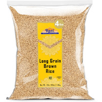 Rani Long Grain Brown Rice 64oz (4lbs) 1.81kg Bulk ~ All Natural, Gluten Friendly, Vegan, Non-GMO, Kosher, Product of USA