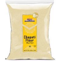 Rani Chapati Flour (100% Pure Whole Wheat Atta), For Making Roti & Indian Breads 128oz (8lbs) 3.63kg Bulk ~ All Natural, Vegan, No Salt or Colors, NON-GMO, Kosher, Indian Origin