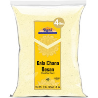 Rani Kala Chana Besan (Chick Peas Flour) 64oz (4lbs) 1.81kg Bulk ~ All Natural, Vegan, Gluten Friendly, NON-GMO, Kosher, Indian Origin