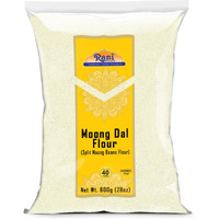 Rani Moong Flour (Mung Bean Flour, Green Gram Flour) 28oz (1.75lbs) 800g ~ All Natural, Vegan, Gluten Friendly, NON-GMO, Kosher, Indian Origin